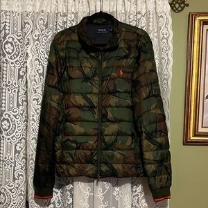 Polo by Ralph Lauren Holden Down Camouflage Packable Puffer Jacket